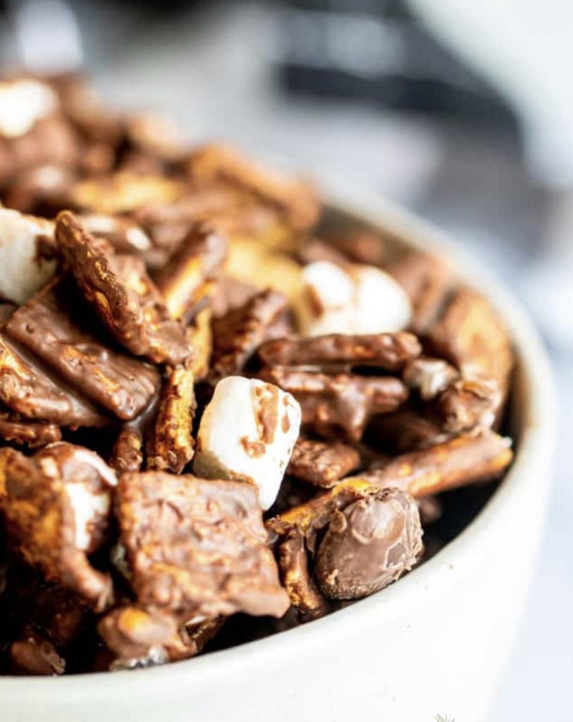 S’mores snack mix.
